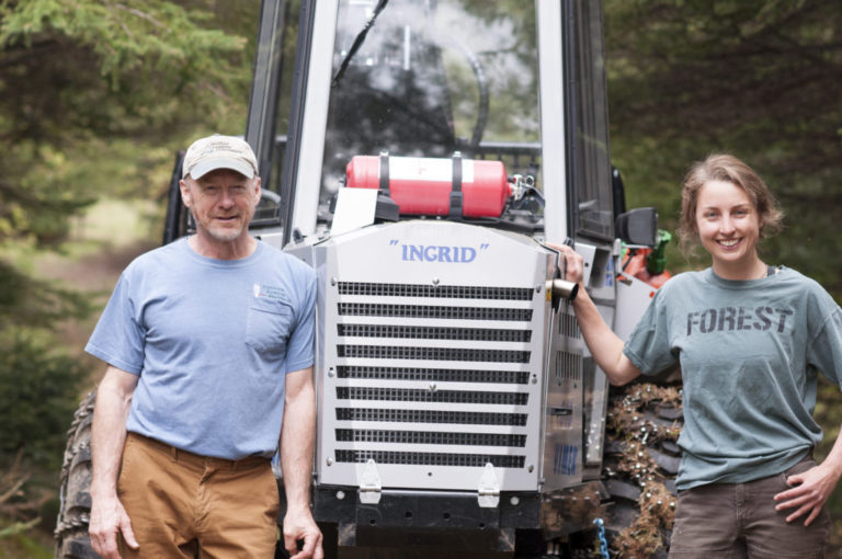Joel Currier and His Vimek Forwarder, Ingrid