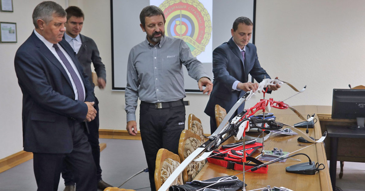 About rendering of the sponsor's help of the Belarus federation of archery